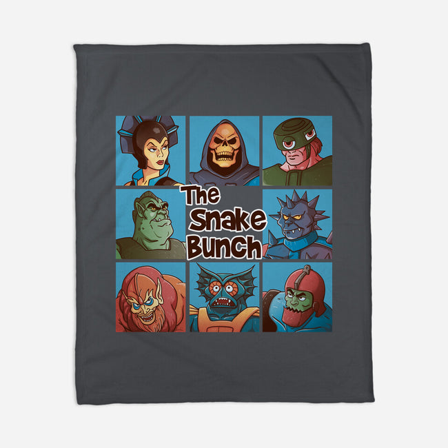 The Snake Bunch-None-Fleece-Blanket-Skullpy