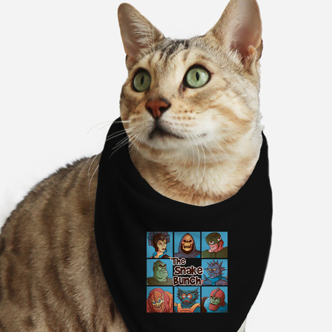 The Snake Bunch-Cat-Bandana-Pet Collar-Skullpy