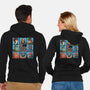 The Snake Bunch-Unisex-Zip-Up-Sweatshirt-Skullpy