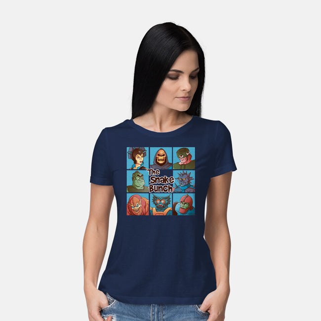 The Snake Bunch-Womens-Basic-Tee-Skullpy