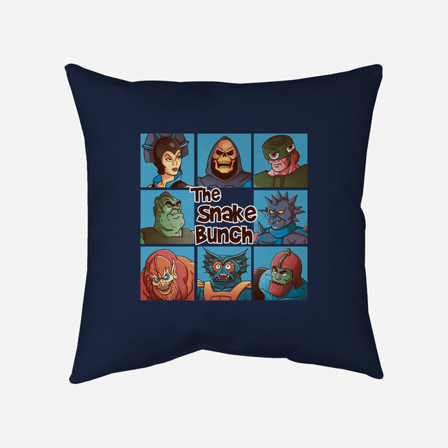 The Snake Bunch-None-Non-Removable Cover w Insert-Throw Pillow-Skullpy