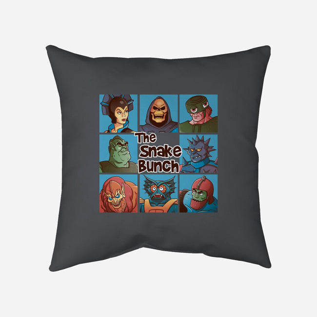 The Snake Bunch-None-Removable Cover w Insert-Throw Pillow-Skullpy