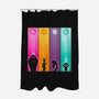 New School Emotions-None-Polyester-Shower Curtain-Vallina84