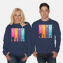 New School Emotions-Unisex-Crew Neck-Sweatshirt-Vallina84