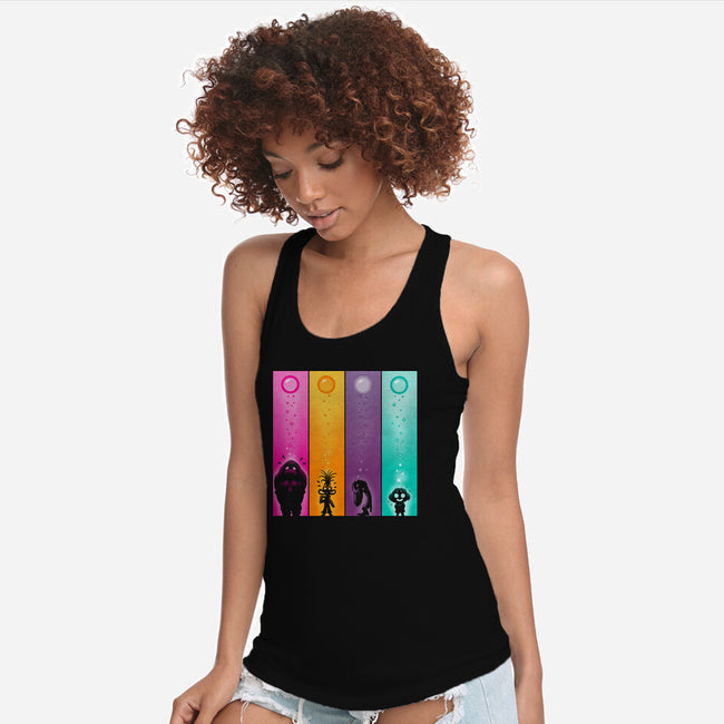 New School Emotions-Womens-Racerback-Tank-Vallina84