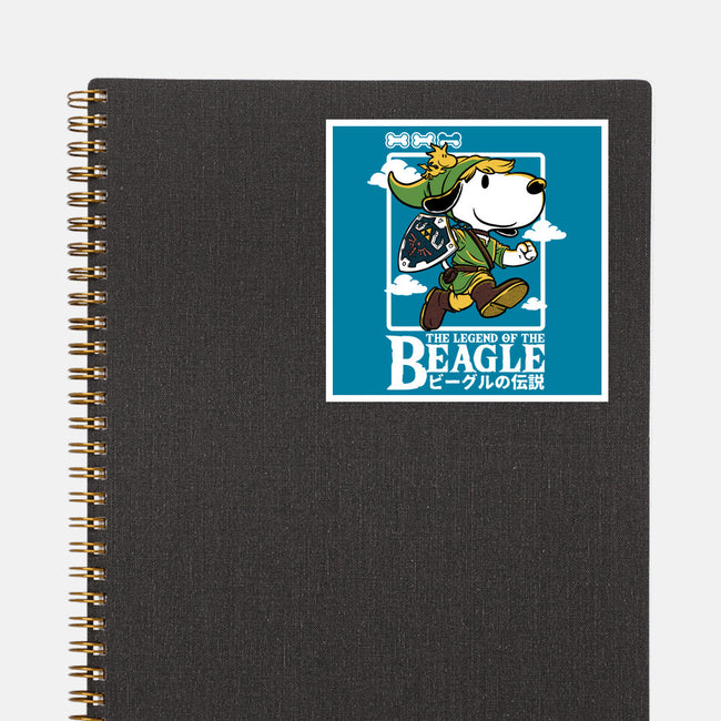 The Legend Of The Beagle-None-Glossy-Sticker-Studio Mootant