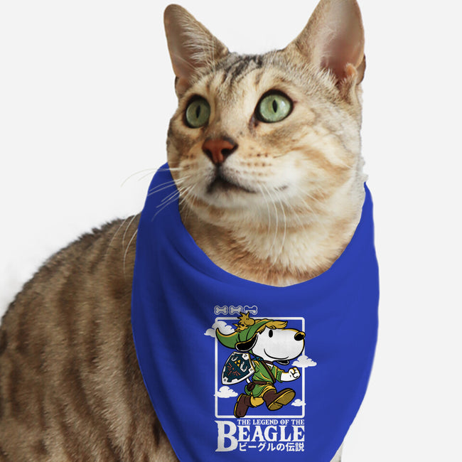 The Legend Of The Beagle-Cat-Bandana-Pet Collar-Studio Mootant