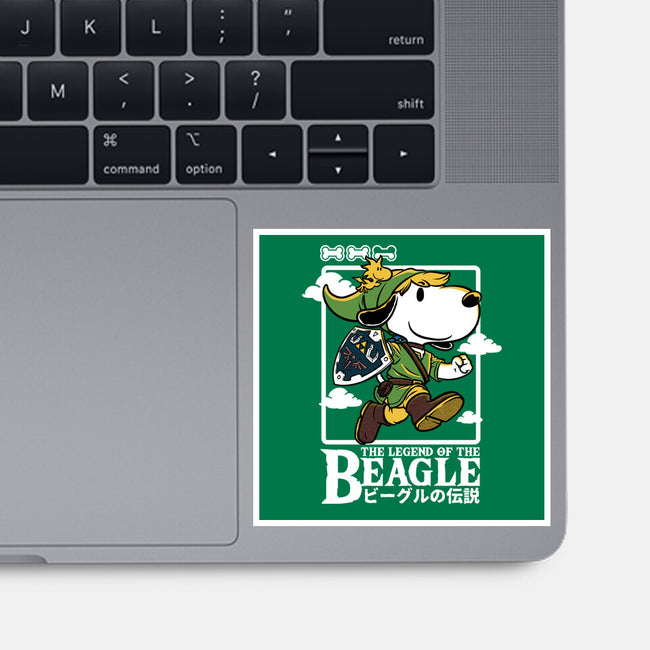 The Legend Of The Beagle-None-Glossy-Sticker-Studio Mootant