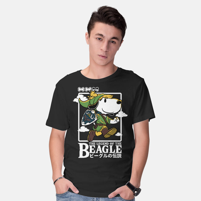 The Legend Of The Beagle-Mens-Basic-Tee-Studio Mootant