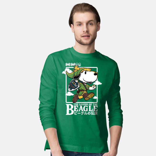 The Legend Of The Beagle-Mens-Long Sleeved-Tee-Studio Mootant