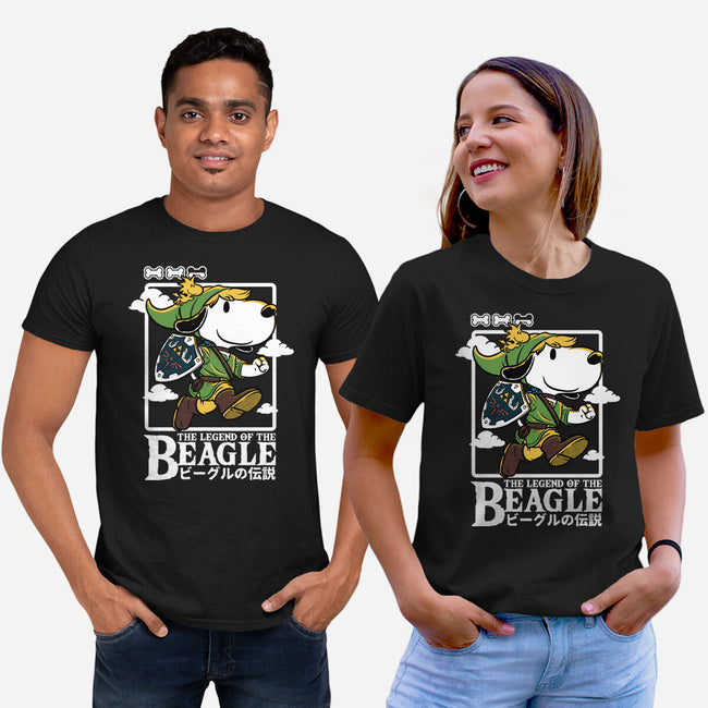 The Legend Of The Beagle-Unisex-Basic-Tee-Studio Mootant