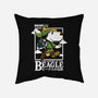 The Legend Of The Beagle-None-Non-Removable Cover w Insert-Throw Pillow-Studio Mootant