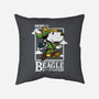 The Legend Of The Beagle-None-Non-Removable Cover w Insert-Throw Pillow-Studio Mootant