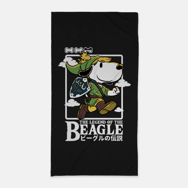 The Legend Of The Beagle-None-Beach-Towel-Studio Mootant