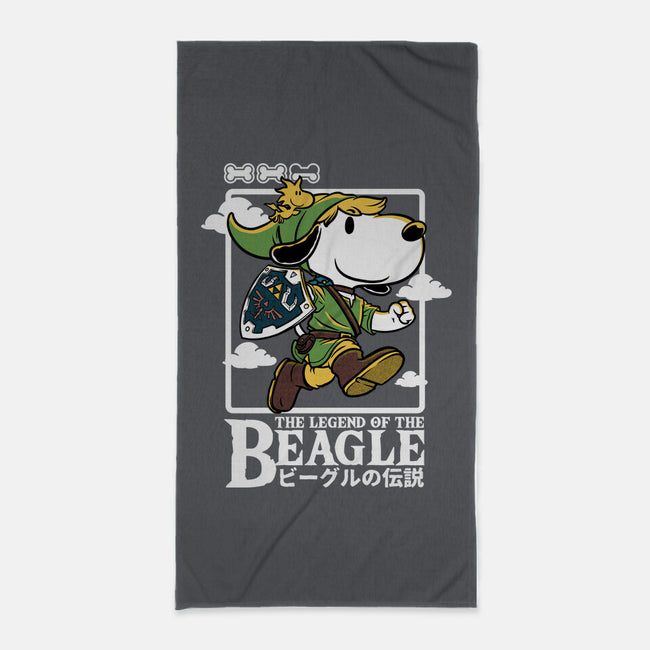 The Legend Of The Beagle-None-Beach-Towel-Studio Mootant