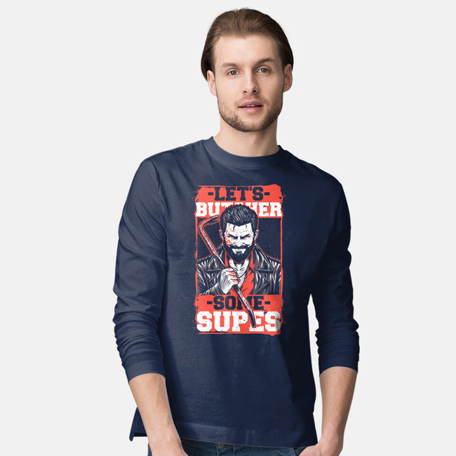 Super Heroes Hunter-Mens-Long Sleeved-Tee-Studio Mootant