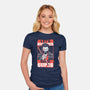 Super Heroes Hunter-Womens-Fitted-Tee-Studio Mootant