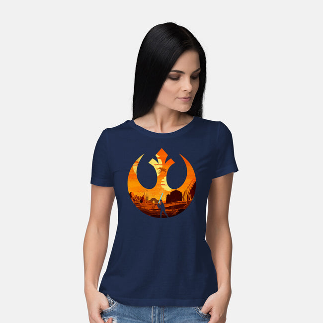 The Knight Farmer-Womens-Basic-Tee-Arinesart