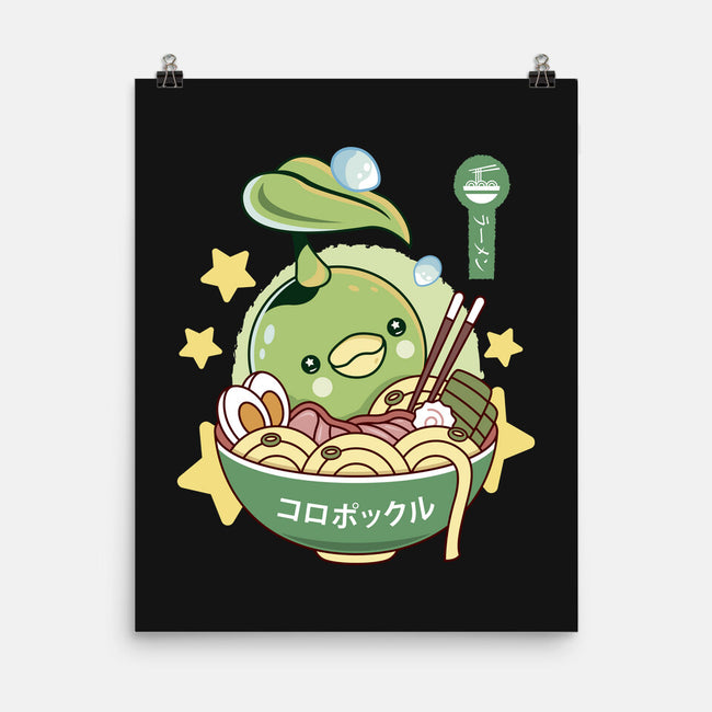 Korpokkur Ramen-None-Matte-Poster-LAGELANTEE