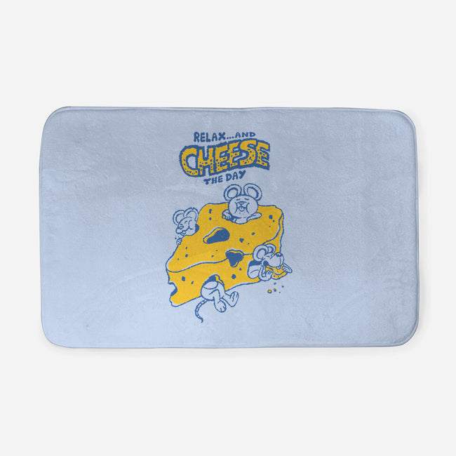 Cheese The Day-None-Memory Foam-Bath Mat-Henrique Torres