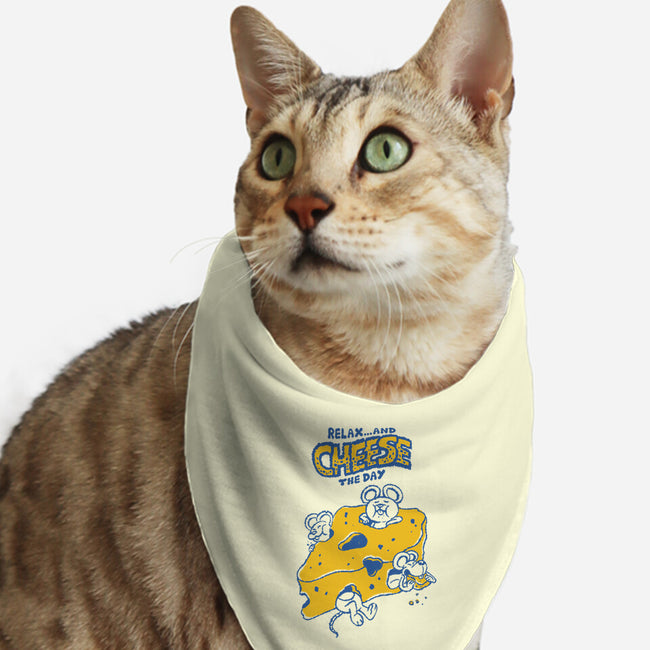 Cheese The Day-Cat-Bandana-Pet Collar-Henrique Torres