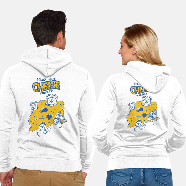 Cheese The Day-Unisex-Zip-Up-Sweatshirt-Henrique Torres