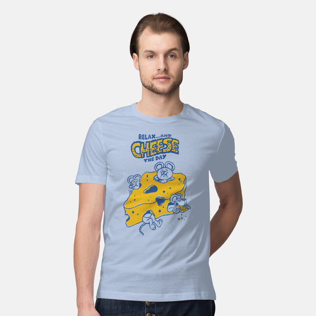 Cheese The Day-Mens-Premium-Tee-Henrique Torres