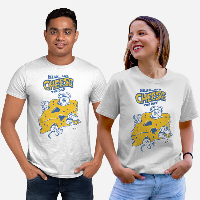 Cheese The Day-Unisex-Basic-Tee-Henrique Torres