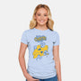 Cheese The Day-Womens-Fitted-Tee-Henrique Torres