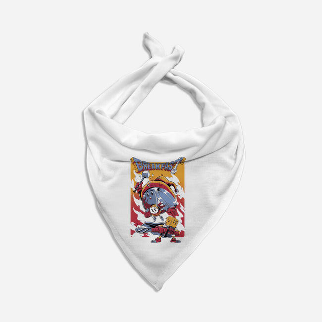 Breakfast Quest-Dog-Bandana-Pet Collar-Henrique Torres