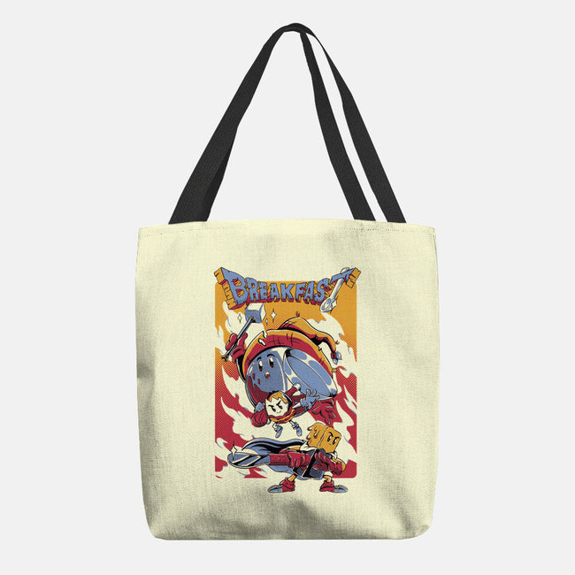 Breakfast Quest-None-Basic Tote-Bag-Henrique Torres