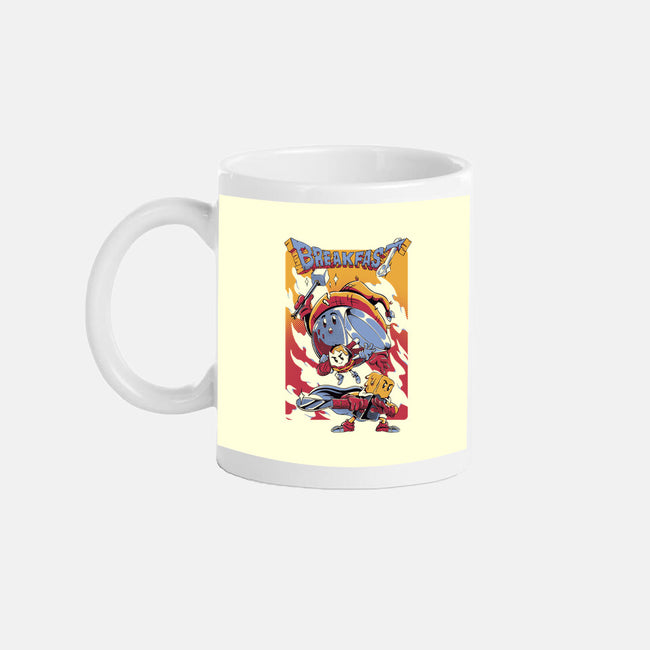 Breakfast Quest-None-Mug-Drinkware-Henrique Torres