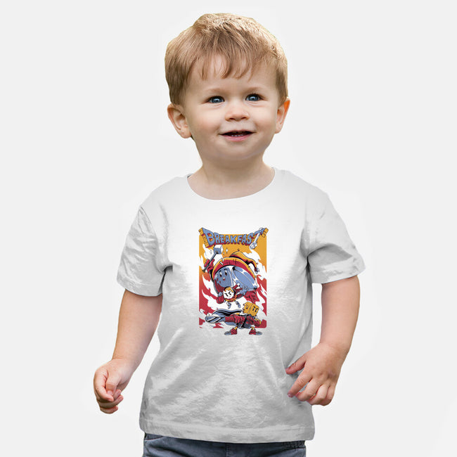 Breakfast Quest-Baby-Basic-Tee-Henrique Torres