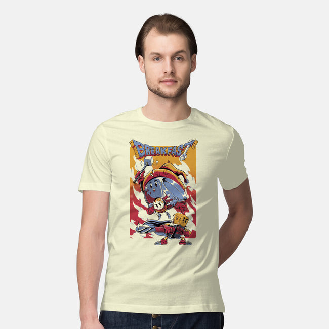 Breakfast Quest-Mens-Premium-Tee-Henrique Torres