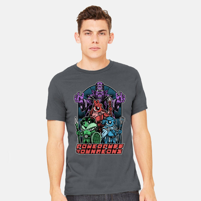 Power Girls Dungeons-Mens-Heavyweight-Tee-Studio Mootant