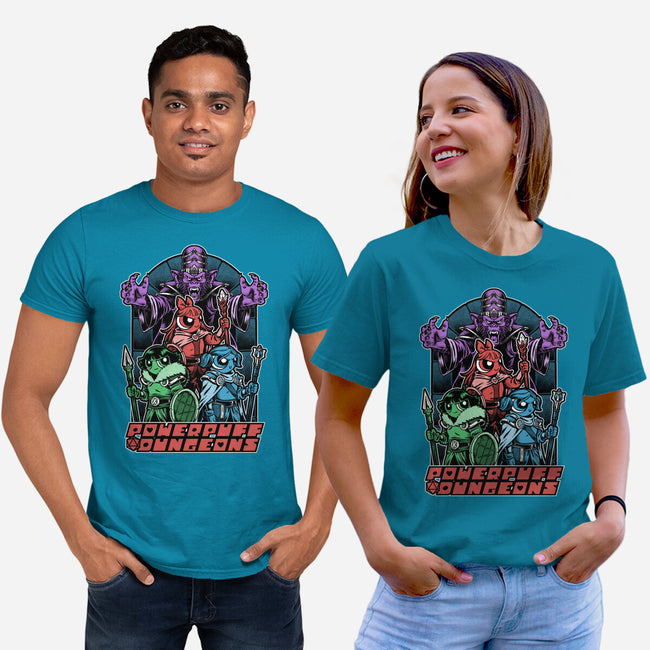 Power Girls Dungeons-Unisex-Basic-Tee-Studio Mootant