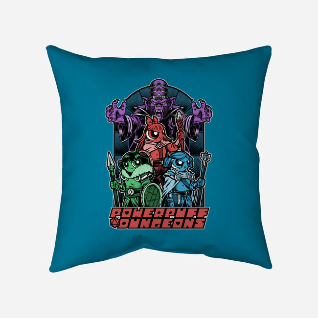 Power Girls Dungeons-None-Non-Removable Cover w Insert-Throw Pillow-Studio Mootant