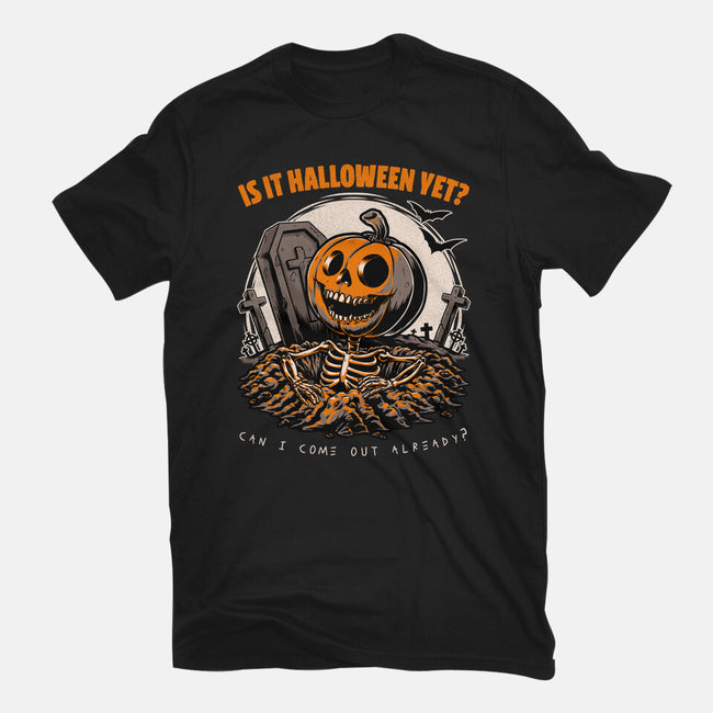 Halloween Approaches-Youth-Basic-Tee-Studio Mootant