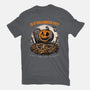 Halloween Approaches-Womens-Basic-Tee-Studio Mootant