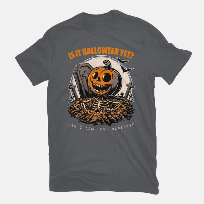 Halloween Approaches-Unisex-Basic-Tee-Studio Mootant