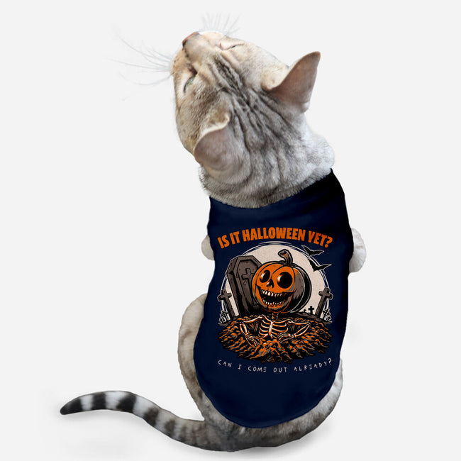 Halloween Approaches-Cat-Basic-Pet Tank-Studio Mootant