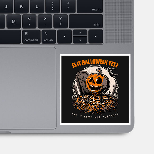 Halloween Approaches-None-Glossy-Sticker-Studio Mootant