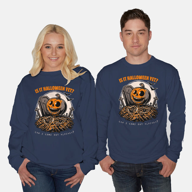 Halloween Approaches-Unisex-Crew Neck-Sweatshirt-Studio Mootant