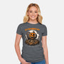 Halloween Approaches-Womens-Fitted-Tee-Studio Mootant