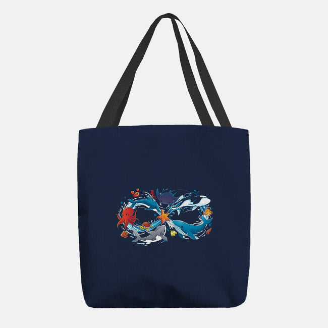 Infinity Sea-None-Basic Tote-Bag-Vallina84