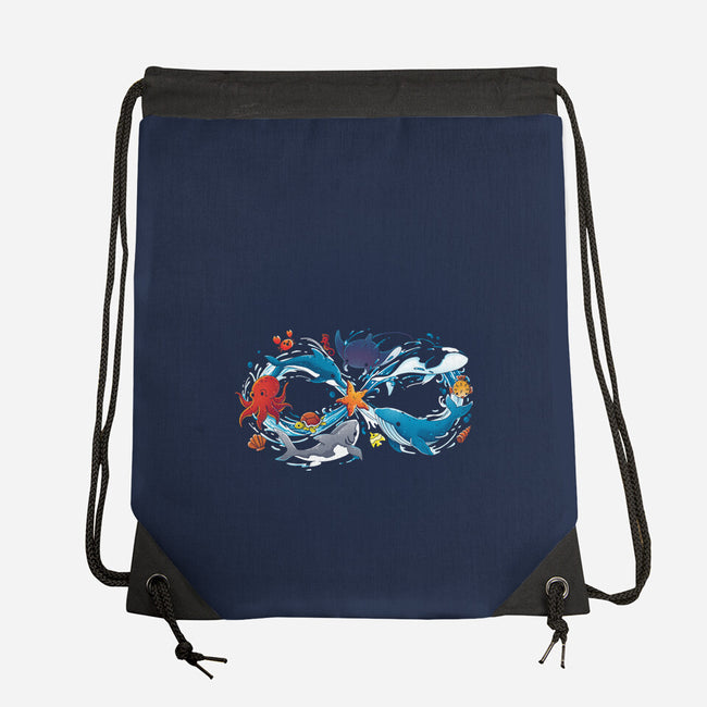 Infinity Sea-None-Drawstring-Bag-Vallina84