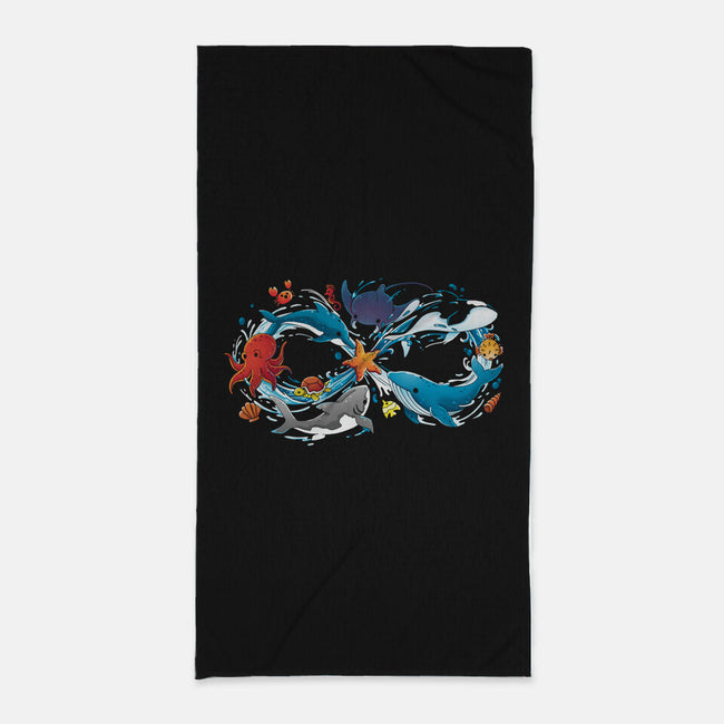 Infinity Sea-None-Beach-Towel-Vallina84