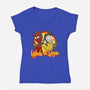 Wade And Logan Misadventure-Womens-V-Neck-Tee-kgullholmen