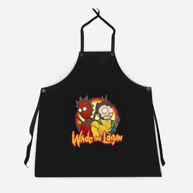 Wade And Logan Misadventure-Unisex-Kitchen-Apron-kgullholmen