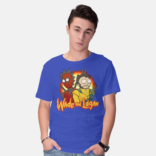 Wade And Logan Misadventure-Mens-Basic-Tee-kgullholmen